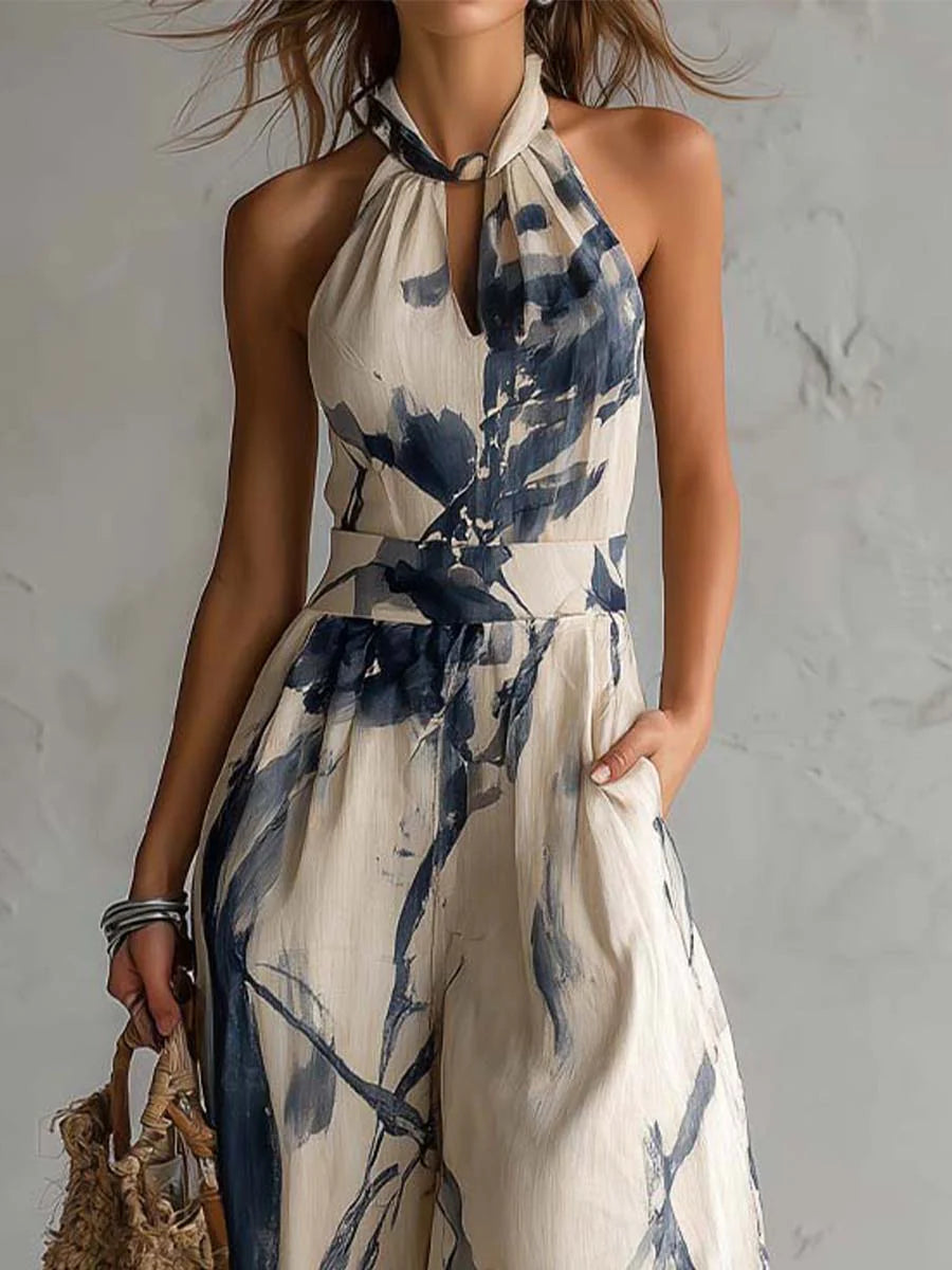 Women’s Elegant Wide-Leg Jumpsuit