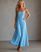 Women’s Elegant Wide-Leg Jumpsuit Blue