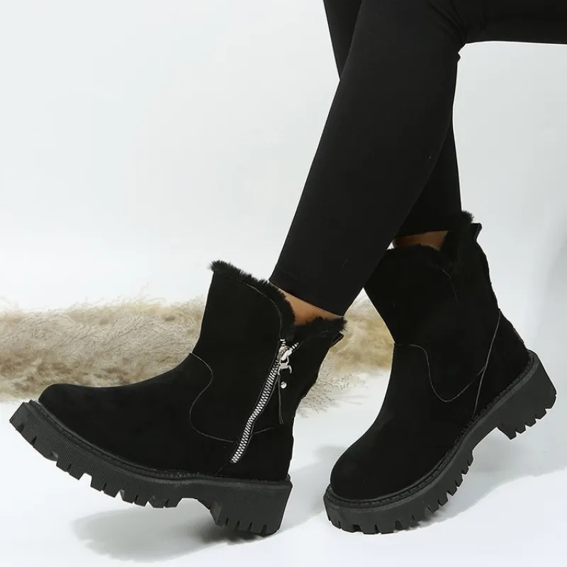 Women’s Comfortable Warm Winter Boots Black