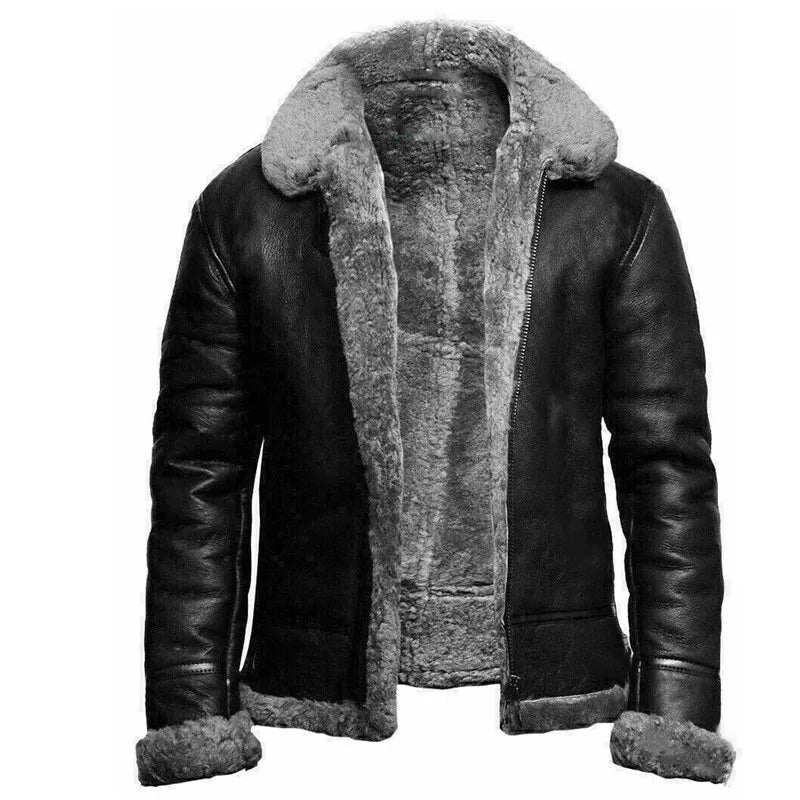 Men’s Elegant Warm Winter Coat Grey